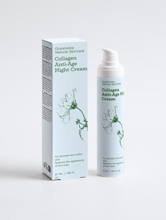 Collagen Anti-Age Night Cream White Jasmin 50 ml